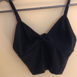 NWOT Urban Outfitters black crop top size small